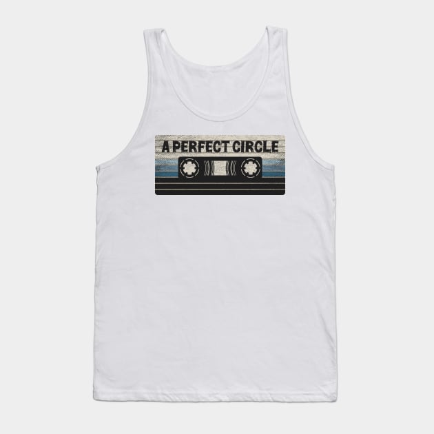 A Perfect Circle Mix Tape Tank Top by getinsideart